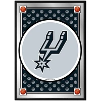 San Antonio Spurs 27" x 19" Framed Mirrored Wall Sign