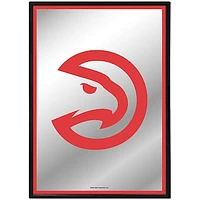 Atlanta Hawks 19" x 27" Framed Mirrored Wall Sign