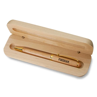 Fordham Rams Maple Pen and Case Set