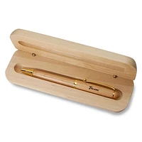 Tulane Green Wave Maple Pen and Case Set