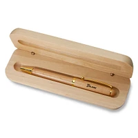 Tulane Green Wave Maple Pen and Case Set