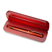 Albany State Golden Rams Rosewood Pen & Case Set