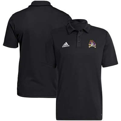 Men's adidas Black ECU Pirates Sideline Entrada22 Polo