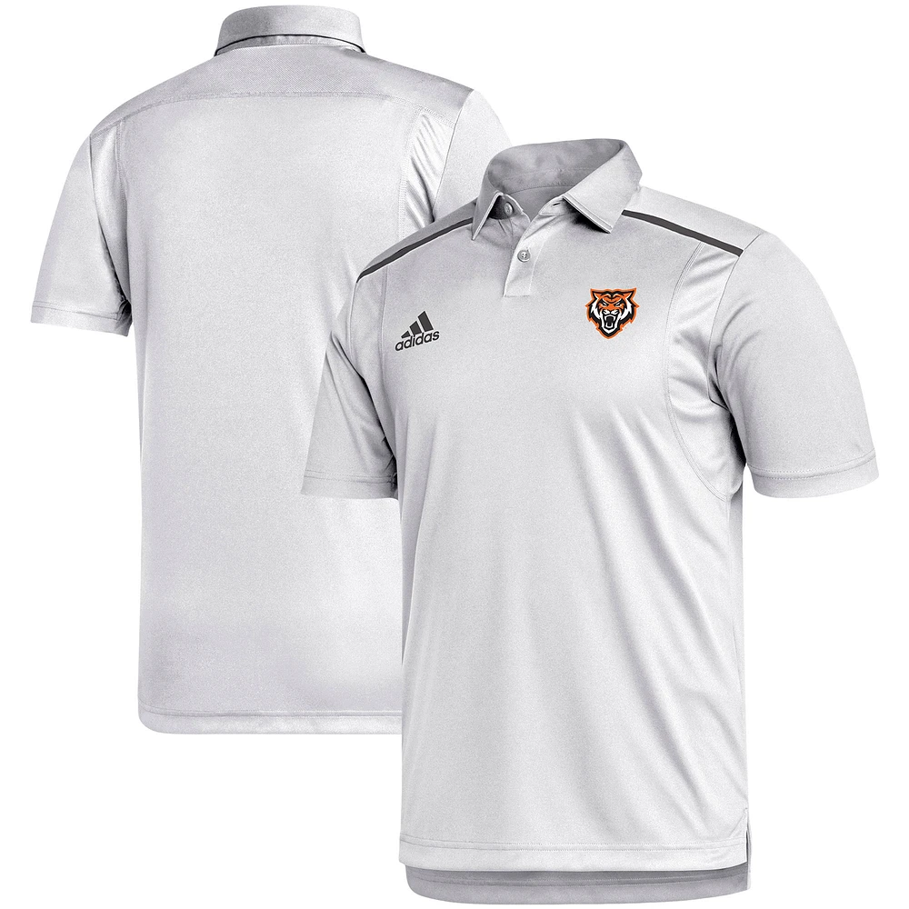 Men's adidas White Idaho State Bengals Sideline Team-Issued Polo