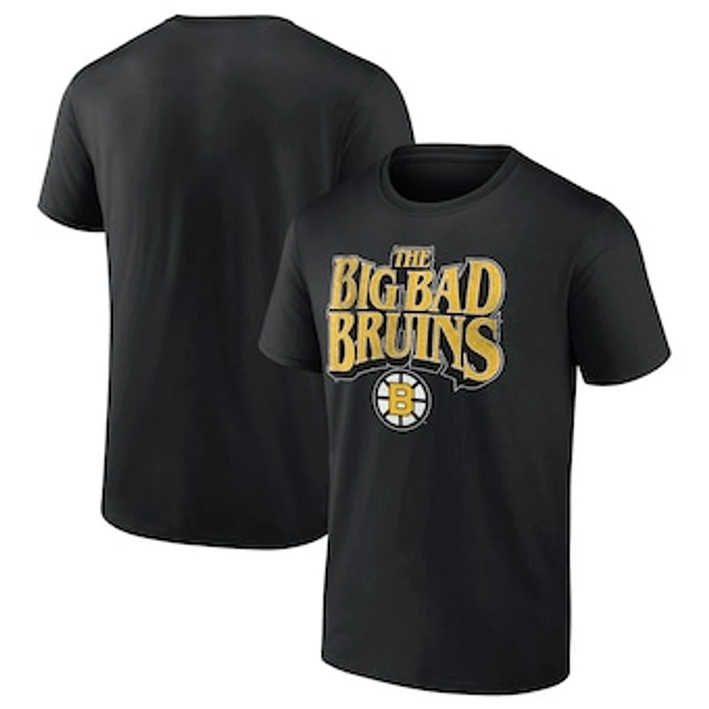 Men's Fanatics  Black Boston Bruins Centennial The Big Bad T-Shirt