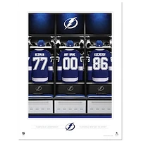 Tampa Bay Lightning 12" x 16" Personalized Locker Room Photo Print