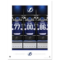 Tampa Bay Lightning 12" x 16" Personalized Locker Room Photo Print