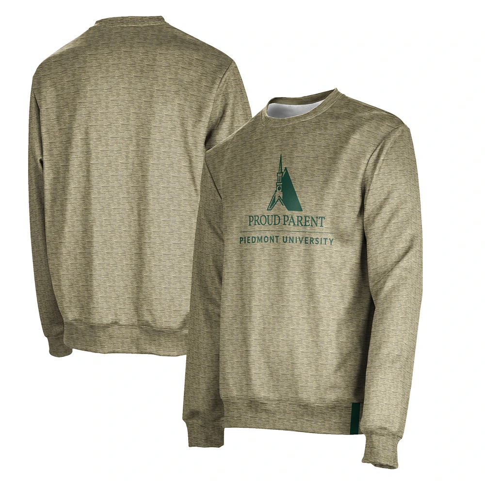 Men's ProSphere Gold Piedmont Lions Proud Parent Name Drop Crewneck Pullover Sweatshirt