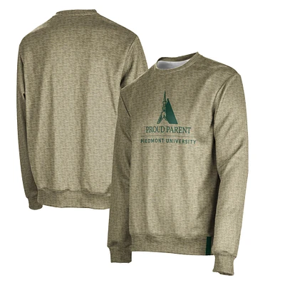 Men's ProSphere Gold Piedmont Lions Proud Parent Name Drop Crewneck Pullover Sweatshirt