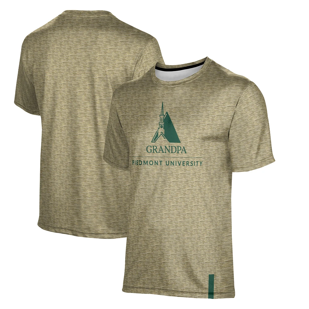 Men's ProSphere Gold Piedmont Lions Grandpa Motion T-Shirt
