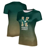Women's ProSphere Green Husson University Eagles Ombre T-Shirt