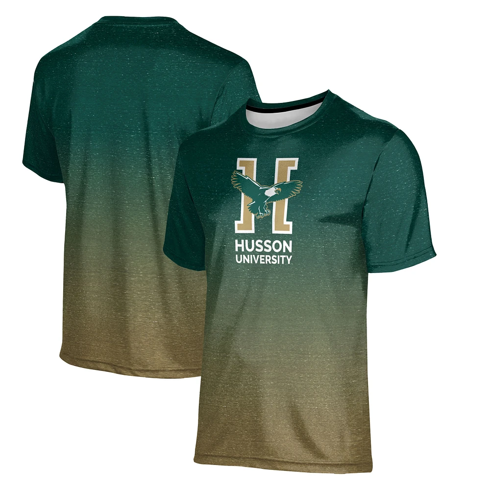 Youth ProSphere Green Husson University Eagles Ombre T-Shirt