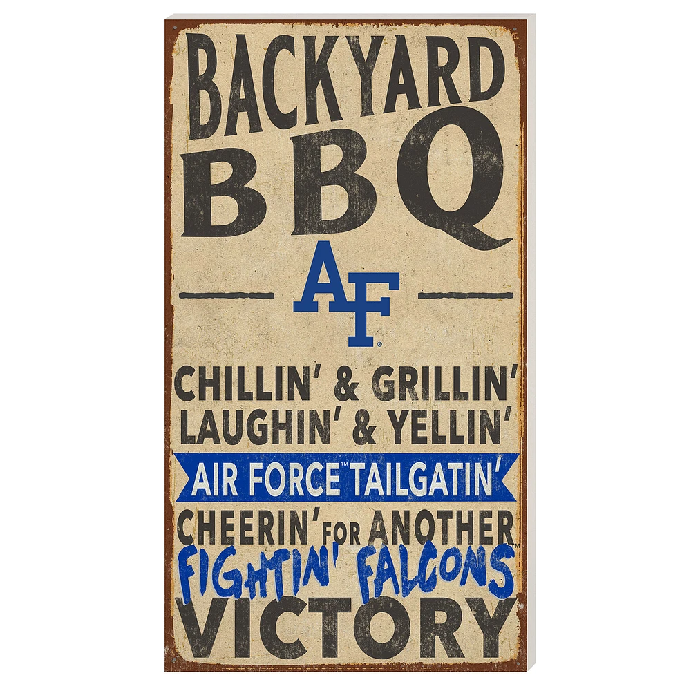 Air Force Falcons 11'' x 20'' Indoor/Outdoor BBQ Sign