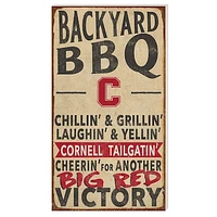 Cornell Big Red 11'' x 20'' Indoor/Outdoor BBQ Sign