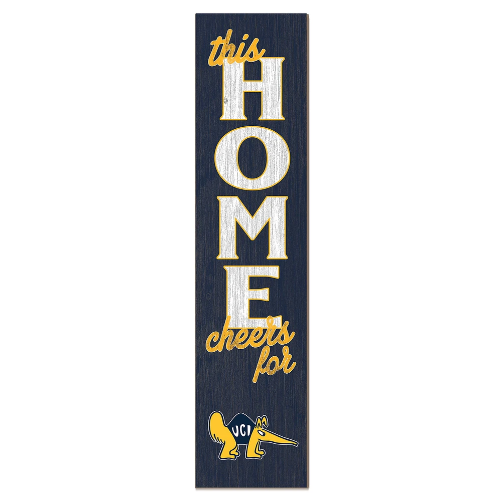 UC Irvine Anteaters 12" x 48" This Home Leaning Sign