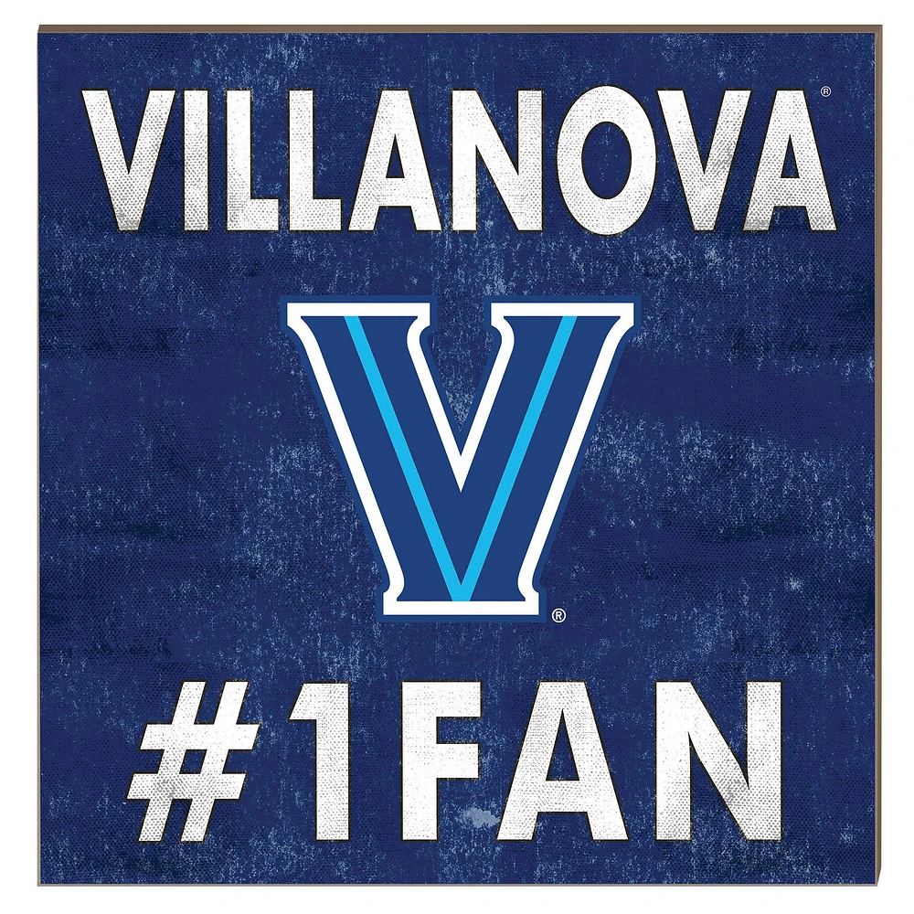 Villanova Wildcats 10" x 10" #1 Fan Plaque
