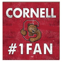 Cornell Big Red 10" x 10" #1 Fan Plaque