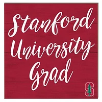 Stanford Cardinal 10" x 10" Grad Plaque