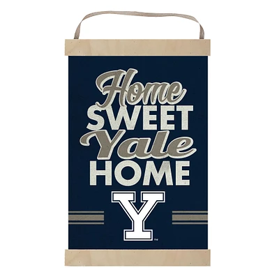 Yale Bulldogs Home Sweet Home Banner Sign