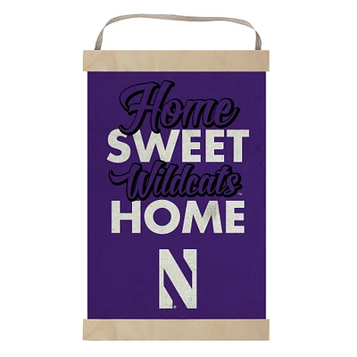 Northwestern Wildcats Home Sweet Home Banner Sign