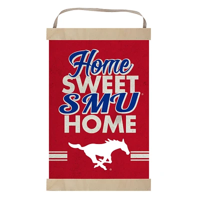 SMU Mustangs Home Sweet Home Banner Sign