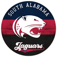 South Alabama Jaguars 20'' x 20'' Retro Logo Circle Sign