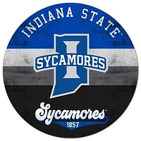 Indiana State Sycamores 20'' x 20'' Retro Logo Circle Sign