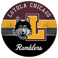 Loyola Chicago Ramblers 20'' x 20'' Retro Logo Circle Sign