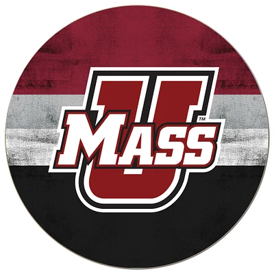 UMass Minutemen 20'' x 20'' Retro Logo Circle Sign