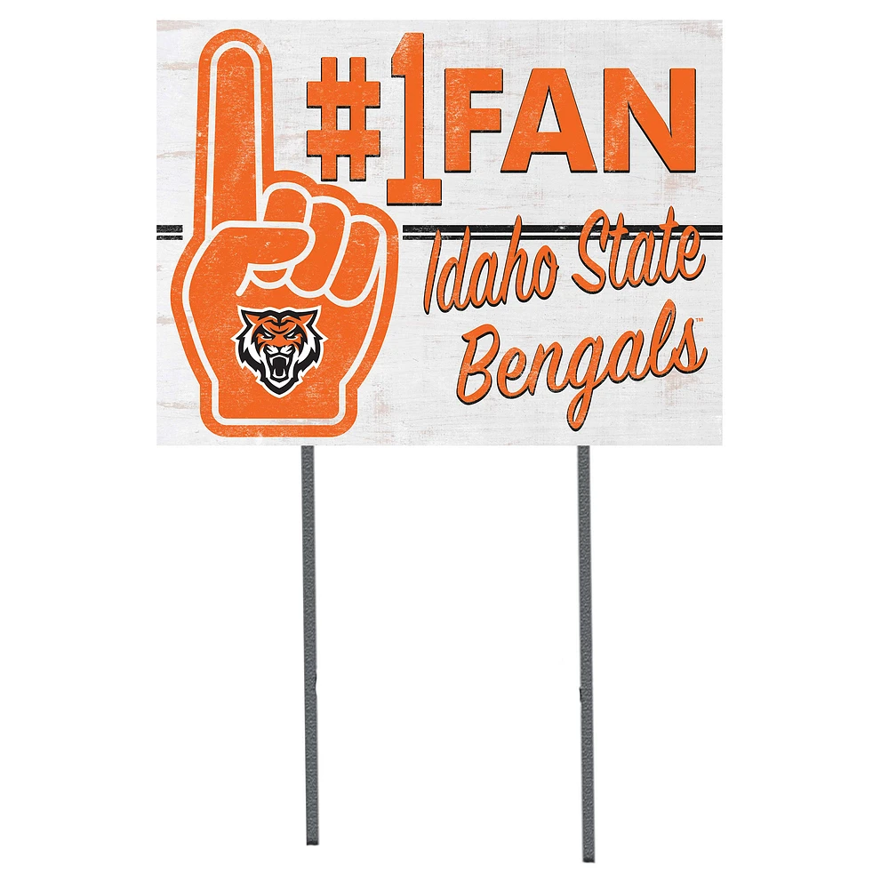Idaho State Bengals 18'' x 24'' #1 Fan Yard Sign