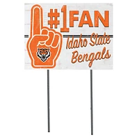 Idaho State Bengals 18'' x 24'' #1 Fan Yard Sign