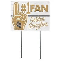 Oakland Golden Grizzlies 18'' x 24'' #1 Fan Yard Sign