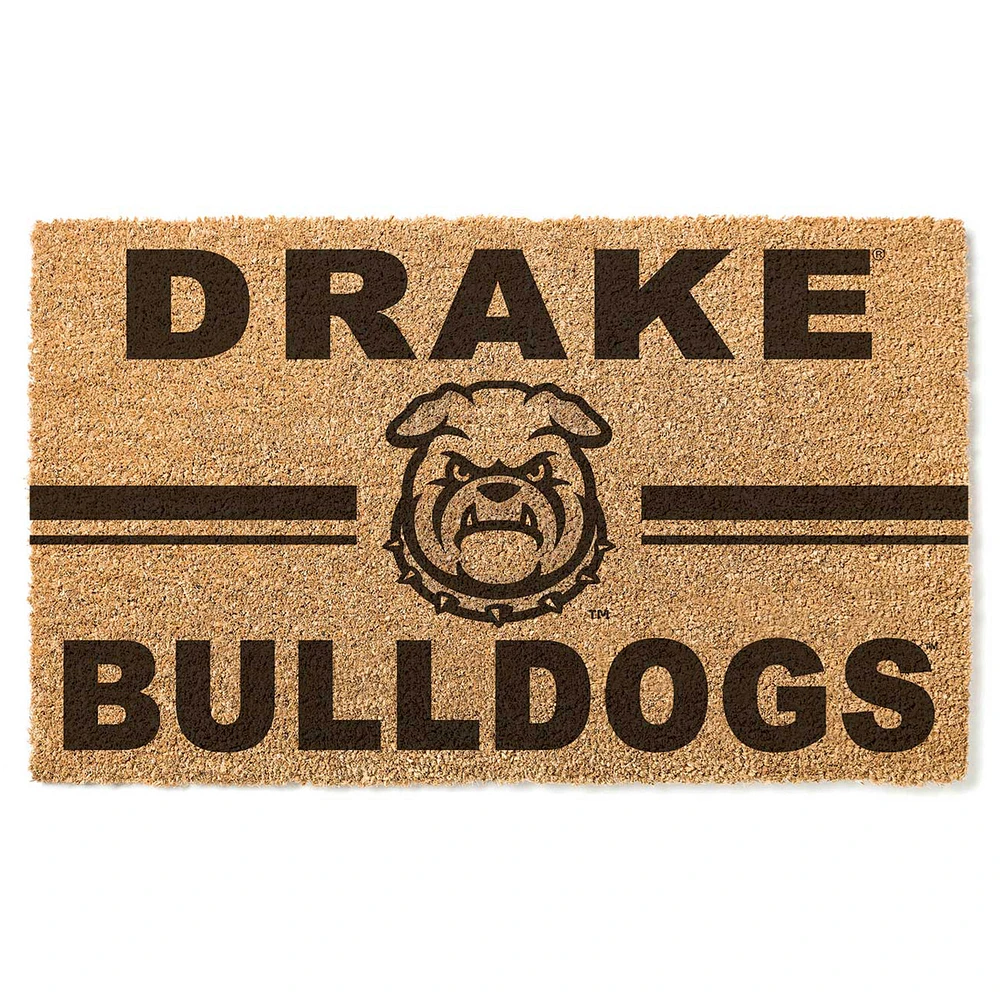 Drake Bulldogs 18'' x 34'' Team Logo Doormat