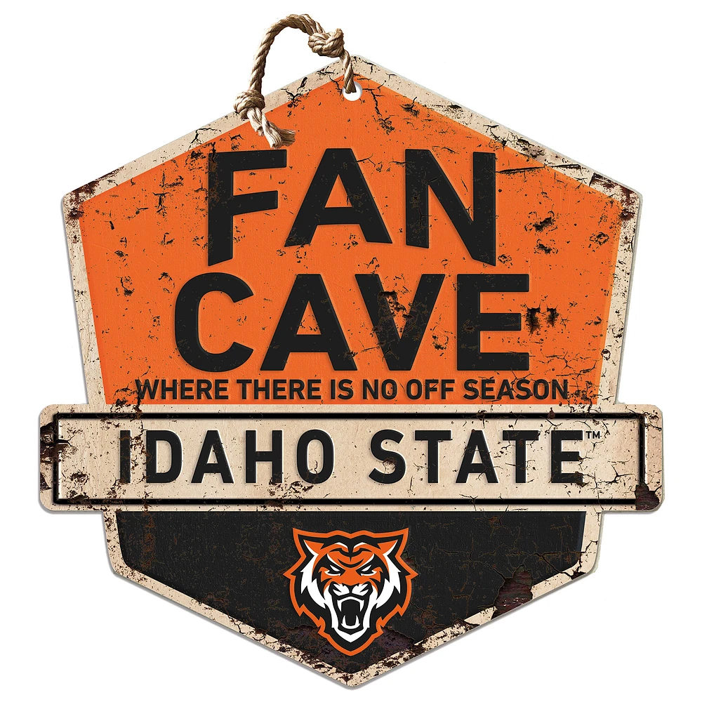 Idaho State Bengals 20" x 20" Fan Cave Badge Sign