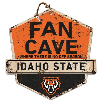 Idaho State Bengals 20" x 20" Fan Cave Badge Sign