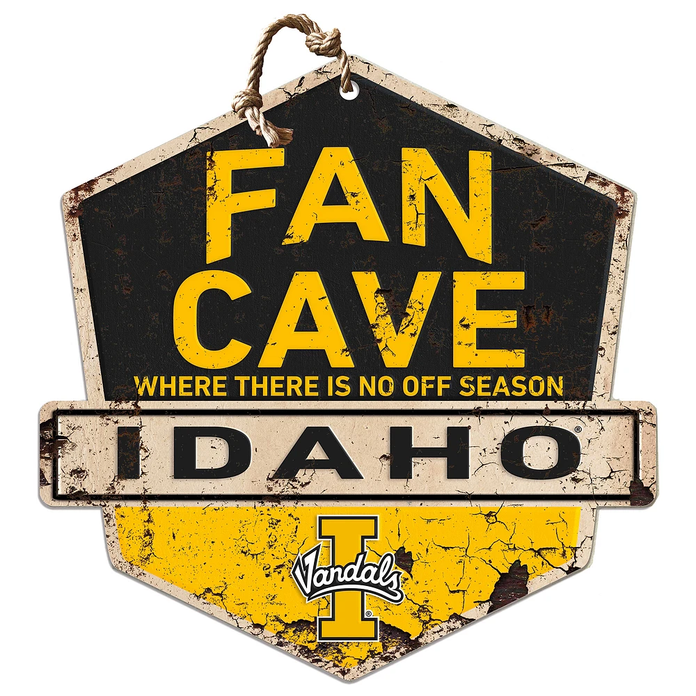 Idaho Vandals 20" x 20" Fan Cave Badge Sign
