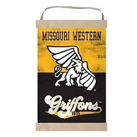 Missouri Western State Griffons Reversible Retro Logo Banner Sign