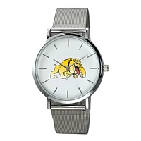 Men's  Silver Bowie State Bulldogs Plexus Stainless Steel Watch