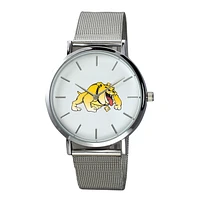 Men's  Silver Bowie State Bulldogs Plexus Stainless Steel Watch
