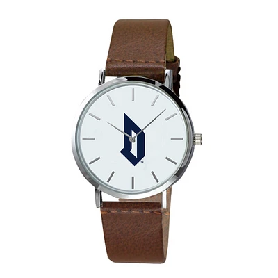 Men's  Brown Duquesne Dukes Plexus Leather Watch