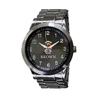 Men's  Gray Brown Bears Integris Gun Metal Stainless Steel Watch