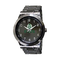 Men's  Gray Colorado State Rams Integris Gun Metal Stainless Steel Watch