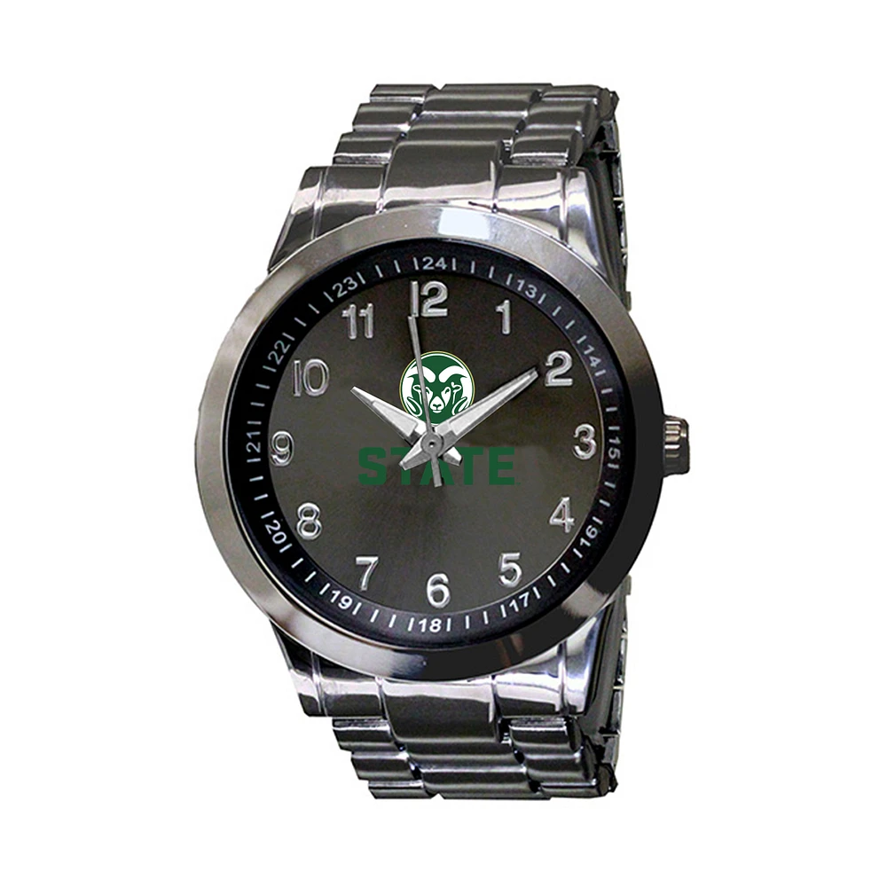 Men's Gray Colorado State Rams Integris Gun Metal Stainless Steel Watch