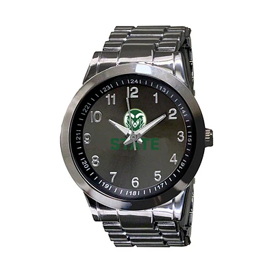 Men's  Gray Colorado State Rams Integris Gun Metal Stainless Steel Watch