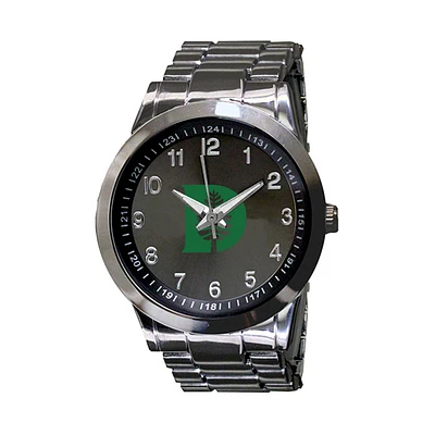 Men's  Gray Dartmouth Big Green Integris Gun Metal Stainless Steel Watch