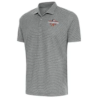 Men's Antigua  Heather Gray/White Arizona Diamondbacks 2023 National League Champions Esteem Polo