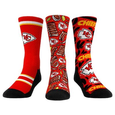 Unisex Rock Em Socks  Kansas City Chiefs Fan Favorite Three-Pack Crew Sock Set