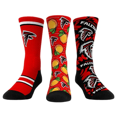 Unisex Rock Em Socks  Atlanta Falcons Fan Favorite Three-Pack Crew Sock Set