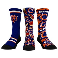Unisex Rock Em Socks  Chicago Bears Fan Favorite Three-Pack Crew Sock Set