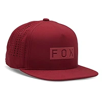 Men's Fox Red Wordmark Tech Snapback Hat